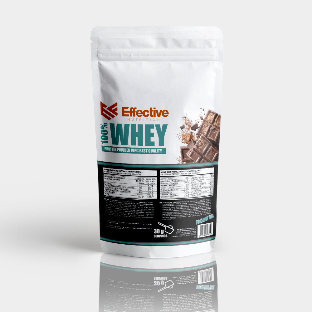Proteína Whey 1kg - Sabor Chocolate - Imagen 2