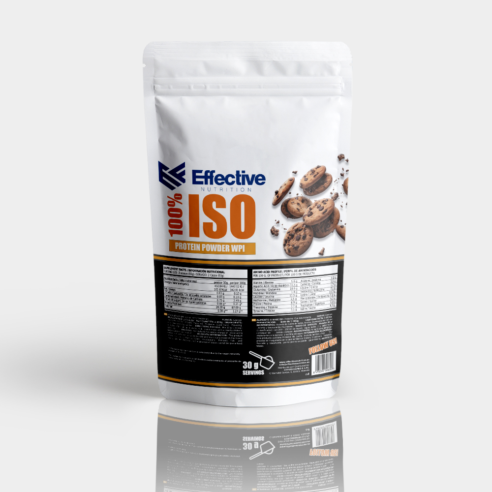 Proteína Iso 1kg - Sabor Cookies - Imagen 2