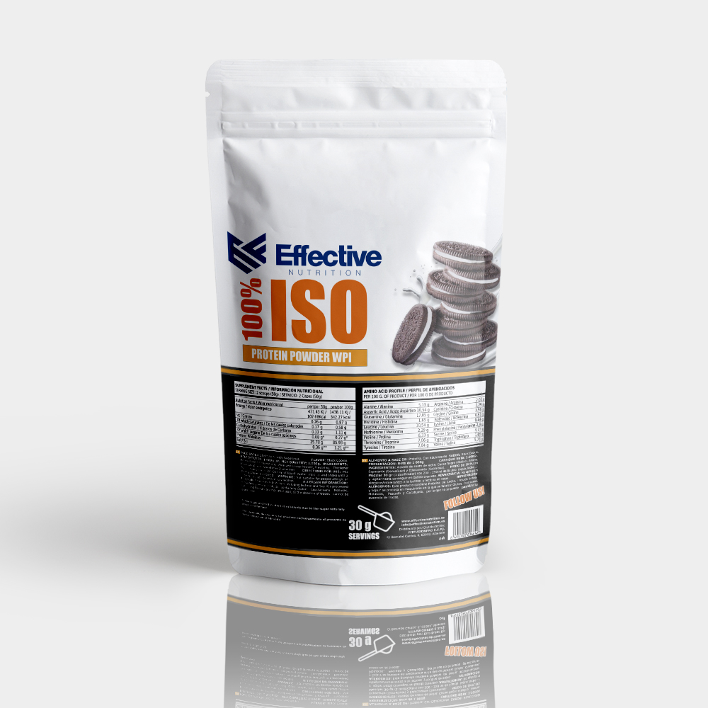 Proteína Iso 1kg - Sabor Oreo - Imagen 2