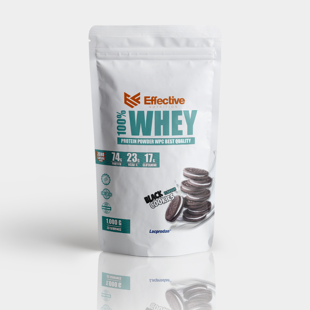 Proteína Whey 1kg - Sabor Black Cookies