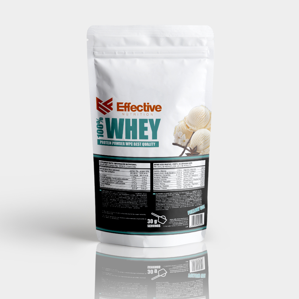 Proteína Whey 1kg - Sabor Vainilla - Imagen 2